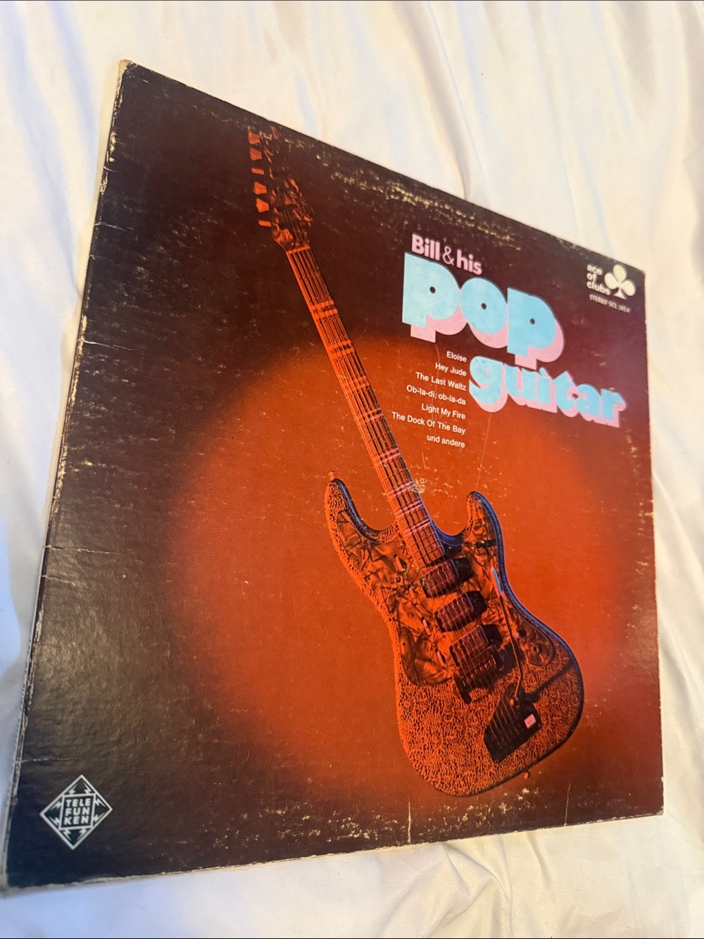 Bill & His Pop Guitar Vinyl Album - Orange / Black